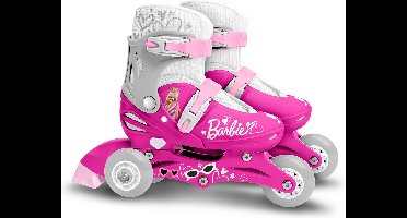 Mattel Barbie 2-in-1 Skates Hardboot Verstelbaar Roze/wit Maat 27-30