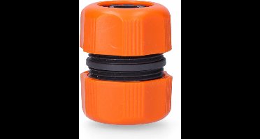 EDM Koppelstuk Tuinslang 16-19mm - 3/4 & 5/8" - Oranje