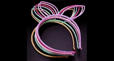 Diademen met grote oren set van 6 stuks. - kinderfeestje - verjaardag