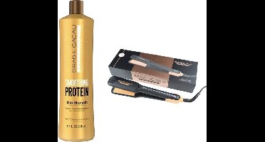BRASIL CACAU Smoothing Protein + Brazilicious Stijltang 250 / °
