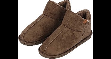 Apollo - Home Boots Dames - Suede - Sloffen dames - Pantoffels dames - pantoffels - sloffen dames harde zool