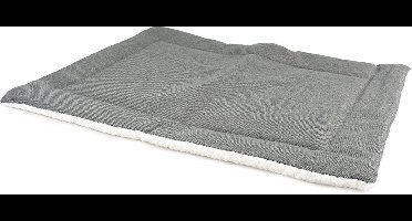 Duvoplus - Dierenmat - Hond - Bench Kussen Repose M - 76x55cm Grijs - 1st