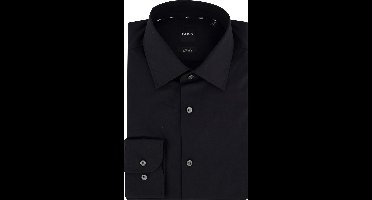 Hugo Boss overhemd mouwlengte 7 zwart