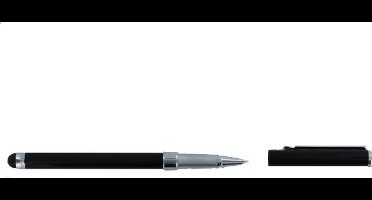 Scanpart stylus pen met balpen - Geschikt voor smartphones en tablet - Samsung - Android - Zwart - Universeel