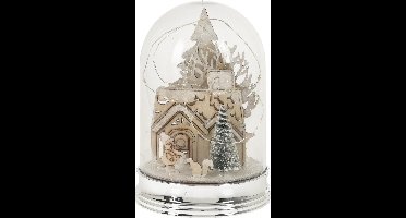 kerst - kersthuisje - stolp - 10 led - kerstdecoratie - kerstverlichting - kerstversiering