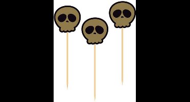 Prikkers Halloween Skull (8 stuks) - Halloween - Halloween accessoires - Halloween verkleden