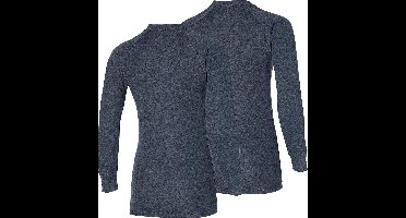 Heatkeeper - Thermoshirt dames - Antraciet - L - 2-Stuks - Thermokleding dames