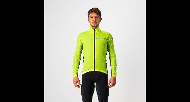 Castelli Windstopper jacket Heren Fluo Grijs - SQUADRA STRETCH JACKET YELLOW FLUO DARK GRAY - M
