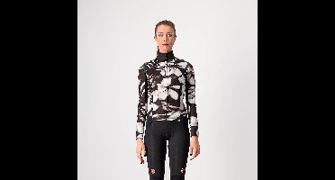 Castelli Fietsjack Rain or Shine Dames Zwart Wit - PERFETTO RoS W LONG SLEEVE BLACK WHITE - S