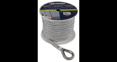 Ankerlijn gevlochten met lood 16mm 40m Talamex Touw