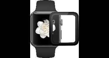 Screenprotector geschikt voor Apple Watch Series 3 (38 mm) | Schermbescherming glas | Volledige Bescherming voor scherm | Beschermglas Full