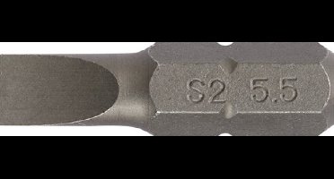 Bit | voor sleufschroeven | 6,5 mm lengte 25 mm 1/4 inch C6,3 | snedesterkte 1,2 mm - 4000829107