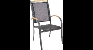 Stapelstoel Monza - zwart