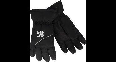 Heatkeeper - Skihandschoenen kinderen - Zwart - 9/12 Jaar - 1-Paar - Skihandschoenen kinderen 12 jaar