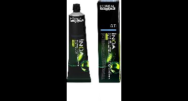Permanente Kleur L'Oreal Professionnel Paris Inoa Color Nº 8.11 Light Asblond (60 g)