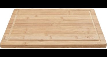 Cosy & Trendy keuken Snijplank - bamboe hout - 34 x 30 cm - Snijplanken voor groente, fruit, vlees en vis