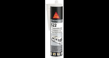 Sika lijm en afdichtmiddel Sikaflex-522 staalgrijs 300ml - 688360