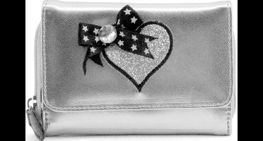 Zebra Trends Wallet M - Zilver Sterretjes