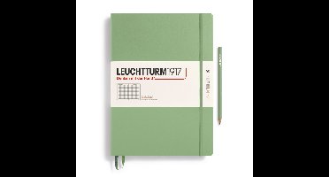 Leuchtturm1917 A4+ Master Classic Squared / Geruit Sage