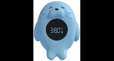 Digitale thermometer voor thuis, bad- en douchethermometer met zeeottermotief, drijvend waterdicht badspeelgoed.