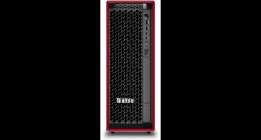 Lenovo ThinkStation P5 Intel® Xeon® W w3-2435 32 GB DDR5-SDRAM 1 TB SSD Windows 11 Pro for Workstations Tower Workstation Zwart, Rood