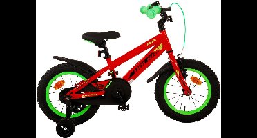Volare Rocky Kinderfiets - Jongens - 14 inch - Rood - Twee handremmen