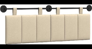 vidaXL - Hangend - hoofdbord - Stof