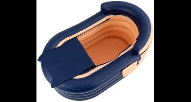 Opvouwbaar Bad - Ligbad - Bath Bucket - poffertjespan - Inklapbaar Bad - Bath Bucket - Zitbad voor Kinderen - Inklapbaar - Rechthoekige emmer waterbak - Opvouwbare Opblaasbare Badkuip voor Volwassenen - Orange