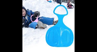 1 stuk Sneeuwglijbaan - Downhill Slee voor Sneeuw, Gras en Zand - Met Handvat voor Extra Controle - Grote Arrenslee / Tobogan voor Kinderen en Volwassenen - Stevig Ontwerp voor Winterpret en Zomers Glijplezier