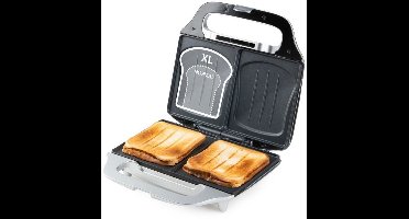 DOMO Sandwich Maker - DO9267C - XXL Platen - Antiaanbaklaag - 900W