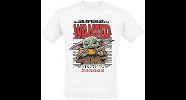 Star Wars The Mandalorian - Grogu - Wanted On Behalf Of Imperial Interests Heren T-shirt - wit - XXL