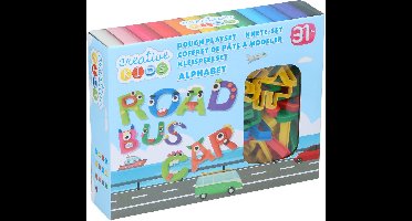 Creative Kids Alfabet Kleiset voor Kinderen 31-delig incuslief 26 lettervormpjes voor klei