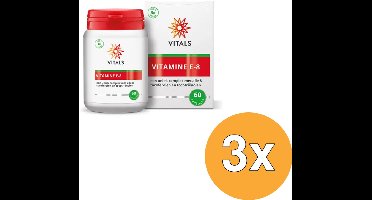 3x Vitals Vitamine E-8 (60 softgels)