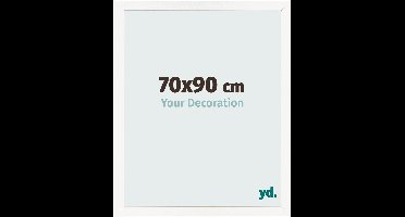 Your Decoration - Fotolijst 70x90 cm - MDF - Wit Hoogglans - Bologna