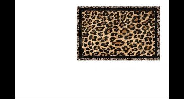 Vloerkleed luipaardprint - leopard - tapijt - woondecoratie - kamerdecoratie - kinderkamer - 120 x 180 cm