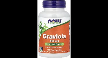 NOW Foods Graviola 500 mg 100 Capsules – Soursop Extract – Vegan – Non GMO