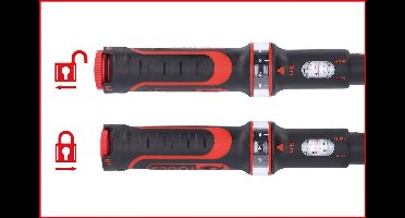KS Tools ERGOTORQUE®precision 516.1442 Momentsleutel Met ratel 1/2 (12,5 mm) 40 - 200 Nm