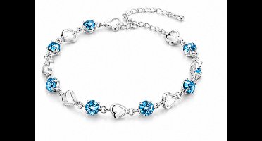 Luxe armband - Verguld - vrouwen armband -zilverkleurig armbanden - hoogwaardig roestvrij staal- armbandje - zilverkleurig - cadeau - verjaardag cadeau - Kerst cadeau