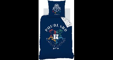Harry Potter Dekbedovertrek Blason- Eenpersoons - 140 x 200 cm - Katoen