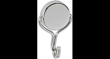 MAUL Magneet rond 1 stuk 50 kg staal metaal Neodymium met haken 7.7 x 4.6 x 2.8 cm zilver