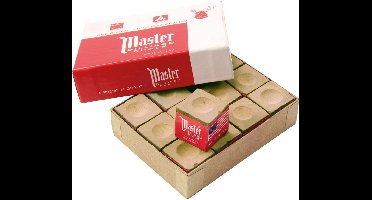 Master biljart krijt goud 12 stuks