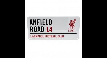 Liverpool street sign wit 40 x 18 cm