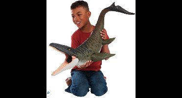 Mattel - Jurassic World Rebirth - Supergrote Mosasaurus - Lengte 91 cm - Dinosaurus Speelgoed - Dino - Jurassic Park - Dominion - Dinosaurussen - Evolution 3 - Vanaf 4 jaar