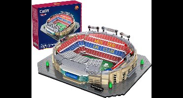 Jamara Constructiespeelgoed - 402910 - CaDA Bricks - FC Barcelona - Camp Nou - Voetbalstadion Bouwstenen set - 1:888