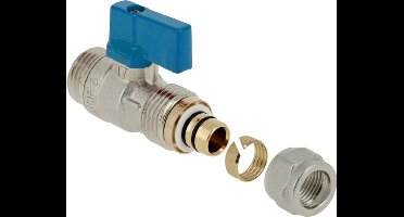 Bonfix Kogelkraan 1/2″ x 16 mm knel t.b.v. collector blauw