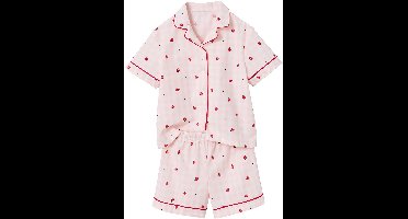 Vertbaudet Set pyjama short aardbei