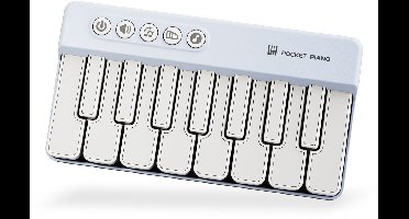 Mini-speelgoedpiano - Draagbare Zakpiano - Verlicht Elektronisch Toetsenbord - Mini-elektronisch Accordeon - Leuk Speelgoed - Educatief Muziekspeelgoed Voor Kinderen - Feest- En Verjaardagscadeau Voor Peuters - Blauw