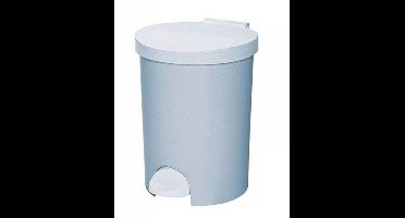 Curver Lux Serie - Prullenbak met Pedaal - 15L - Grijs - Modern Ontwerp