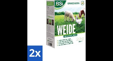 BSI – BSI – Graszaad – Weide Voedzaam & Smaakvol – 2,5 kg - Voordeelverpakking - 2 stuks