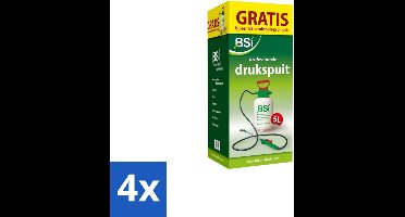 BSI – Drukspuit – Wit/Groen – 5 L - Voordeelverpakking - 4 stuks